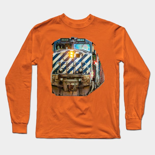 Locomotive in Canada Long Sleeve T-Shirt by dalyndigaital2@gmail.com